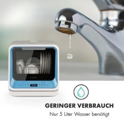 Amazonia Mini Geschirrspülmaschine 6 Programme LED-Display -Heimladen 10032678 de 0006 logo