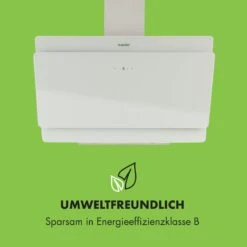 Aurica 90 Dunstabzugshaube 90cm 600 M³/h LED Touch Glas Weiß -Heimladen 10032767 de 0006 logo