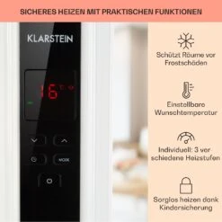 Thermaxx 2500 Ölradiator 2500W 5-35° C 24h-Timer Weiß/schwarz -Heimladen 10032775 de 0004 usp