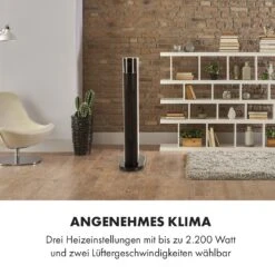 Hightower Heat Deluxe Heizlüfter Ventilator 2200W Thermostat 35°C -Heimladen 10032777 de 0004 logo