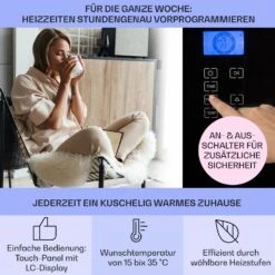 Norderney Konvektions-Heizgerät Thermostat Timer 1000W 20m² 12 Norderney Konvektions-Heizgerät Thermostat Timer 1000W 20m² -Heimladen 10032787 de 0003 usp