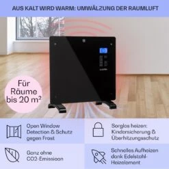 Norderney Konvektions-Heizgerät Thermostat Timer 1000W 20m² 13 Norderney Konvektions-Heizgerät Thermostat Timer 1000W 20m² -Heimladen 10032787 de 0004 usp