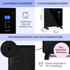 Norderney Konvektions-Heizgerät Thermostat Timer 1000W 20m² 15 Norderney Konvektions-Heizgerät Thermostat Timer 1000W 20m² -Heimladen 10032787 de 0006 usp
