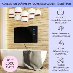 Norderney Konvektions-Heizgerät Thermostat Timer 2000W 30m² Schwarz 11 Norderney Konvektions-Heizgerät Thermostat Timer 2000W 30m² Schwarz -Heimladen 10032789 de 0002 usp