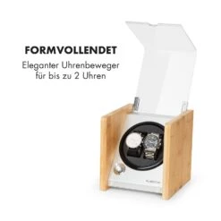 Hanoi 2 Uhrenbeweger, 2 Uhren, 3 Geschwindigkeiten, 4 Modi, Bambus -Heimladen 10032797 de 0003 logo