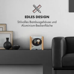 Hanoi 2 Uhrenbeweger, 2 Uhren, 3 Geschwindigkeiten, 4 Modi, Bambus -Heimladen 10032797 de 0005 logo