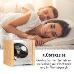 Hanoi 2 Uhrenbeweger, 2 Uhren, 3 Geschwindigkeiten, 4 Modi, Bambus -Heimladen 10032797 de 0006 logo