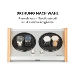 Hanoi 4 Uhrenbeweger, 4 Uhren, 3 Geschwindigkeiten, 4 Modi, Bambus -Heimladen 10032798 de 0004 logo