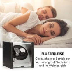 Tokyo 2 Uhrenbeweger, 2 Uhren, 3 Geschwindigkeiten, 4 Modi, Schwarz -Heimladen 10032799 de 0006 logo