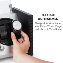 Tokyo 2 Uhrenbeweger, 2 Uhren, 3 Geschwindigkeiten, 4 Modi, Schwarz -Heimladen 10032799 de 0007 logo