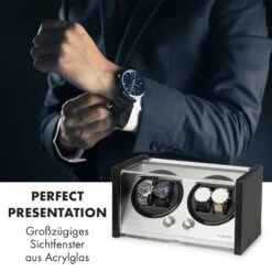 Tokyo 4 Uhrenbeweger, 4 Uhren, 3 Geschwindigkeiten, 4 Modi, Schwarz -Heimladen 10032800 de 0002 logo