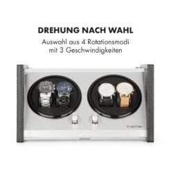 Tokyo 4 Uhrenbeweger, 4 Uhren, 3 Geschwindigkeiten, 4 Modi, Schwarz -Heimladen 10032800 de 0004 logo