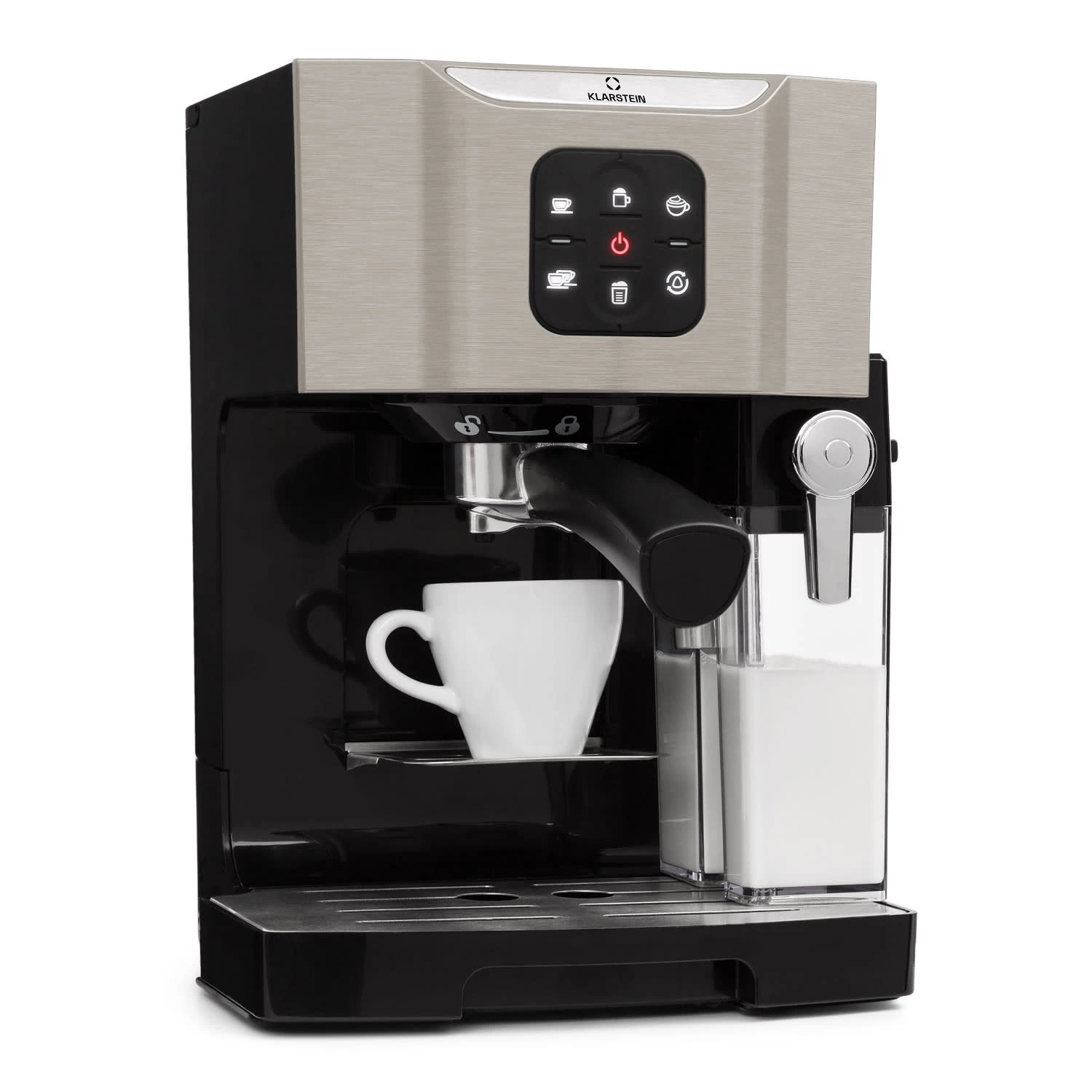 BellaVita Kaffeemaschine 3-in-1 1450 W 20 Bar Milchschäumer 3 BellaVita Kaffeemaschine 3-in-1 1450 W 20 Bar Milchschäumer