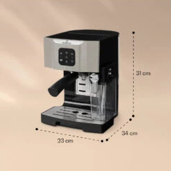 BellaVita Kaffeemaschine 3-in-1 1450 W 20 Bar Milchschäumer 13 BellaVita Kaffeemaschine 3-in-1 1450 W 20 Bar Milchschäumer -Heimladen 10032806 yy 0006 logo