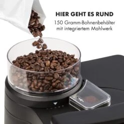 Aromatica II Thermo Kaffeemaschine, Mahlwerk, 1,25 L, Schwarz -Heimladen 10032876 de 0008 logo