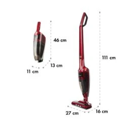 TurboHybrid Staubsauger Boden- Und Handstaubsauger Metallic-rot -Heimladen 10032944 yy 0010 logo Klarstein TurboHybrid Staubsauger metallic rot