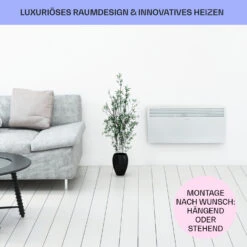 Hot Spot Slimcurve Heizgerät 80x40cm 40m² 2000W 5-40°C LED IP24 Weiß -Heimladen 10033016 de 0007 usp