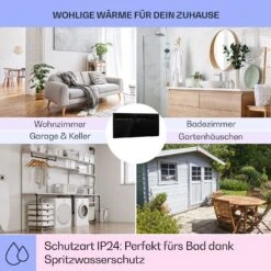 Hot Spot Slimcurve Heizgerät 80x40cm 40m² 2000W 5-40°C LED IP24 -Heimladen 10033017 de 0005 usp