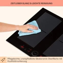 Delicatessa 60 Einbaukochfeld Induktion 4 Zonen 7000W Glaskeramik -Heimladen 10033021 de 0008 usp