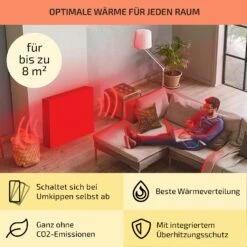 Wallander Ölradiator 600W LED-Display Wochentimer Weiß -Heimladen 10033098 de 0005 usp