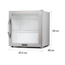 Beersafe L Crystal White Kühlschrank 47 Ltr 2 Böden Glastür Edelstahl -Heimladen 10033121 yy 0008 logo