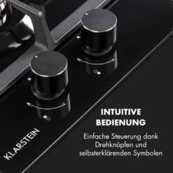 Ignito Domino Gaskochfeld 2-flammig Sabaf-Brenner Glaskeramik Schwarz -Heimladen 10033131 de 0004 logo