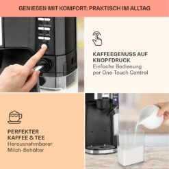Baristomat 2-in-1-Heißgetränkeautomat Kaffee Tee Milchschaum -Heimladen 10033138 de 0003 usp