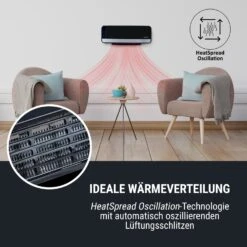 Wallkyrie Wandheizgerät 1000W/2000W 10 - 49 °C Thermostat Schwarz 14 Wallkyrie Wandheizgerät 1000W/2000W 10 - 49 °C Thermostat Schwarz -Heimladen 10033139 de 0004 logo