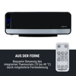 Wallkyrie Wandheizgerät 1000W/2000W 10 - 49 °C Thermostat Schwarz 17 Wallkyrie Wandheizgerät 1000W/2000W 10 - 49 °C Thermostat Schwarz -Heimladen 10033139 de 0007 logo
