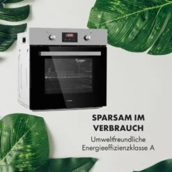 Kalahari Elektrischer Einbaubackofen 2300W 7 Funktionen Schwarz -Heimladen 10033187 de 0006 logo