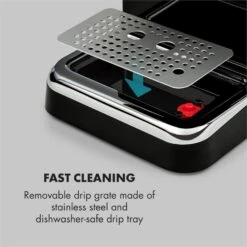 Espressionata Gusto Espressomaschine 1100W 15 Bar Druck Schwarz -Heimladen 10033209 yy 0006 logo Klarstein Espressionata Gusto Espressomaschine