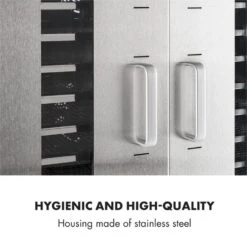 Master Jerky 24 Dörrautomat 5850W 40-90 °C 15h-Timer Edelstahl Silber -Heimladen 10033214 yy 0006 logo Klarstein Master Jerky 24 Doerrautomat silber