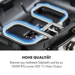 Parforce Duo 2 Gasgrill Brenner 4,4kW 15000BTU 300°C Schwarz -Heimladen 10033296 de 0005 logo