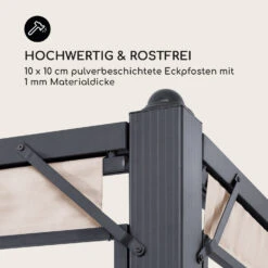 Pantheon Cortina Pavillon Mit Dach 3x4m 4 Seitenteile Beige -Heimladen 10033318 de 0007 logo