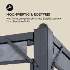 Pantheon Cortina Pavillon Mit Dach 3x4m 4 Seitenteile Grau -Heimladen 10033319 de 0007 logo