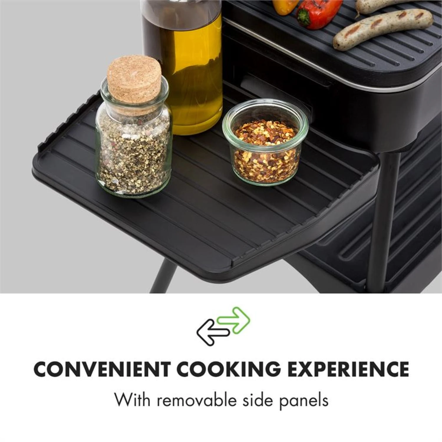 Porterhouse Elektrogrill 2200W Antihaft-Grillfläche Schwarz 5 Porterhouse Elektrogrill 2200W Antihaft-Grillfläche Schwarz – Bild 3