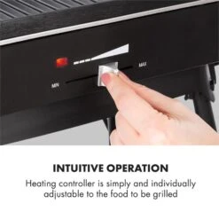 Porterhouse Elektrogrill 2200W Antihaft-Grillfläche Schwarz 17 Porterhouse Elektrogrill 2200W Antihaft-Grillfläche Schwarz -Heimladen 10033322 yy 0007 logo Klarstein Porterhouse Elektrogrill 2200W schwarz