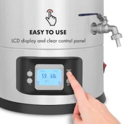 Maischfest Maischekessel 5 Teile 1500/3000W 35l LCD Edelstahl -Heimladen 10033341 uk 0007 logo
