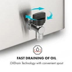 Family Fry Fritteuse 3000W Oil Drain Technology Edelstahl Silber 15 Family Fry Fritteuse 3000W Oil Drain Technology Edelstahl Silber -Heimladen 10033342 yy 0005 logo Klarstein Family Fry Fritteuse 3000W silber