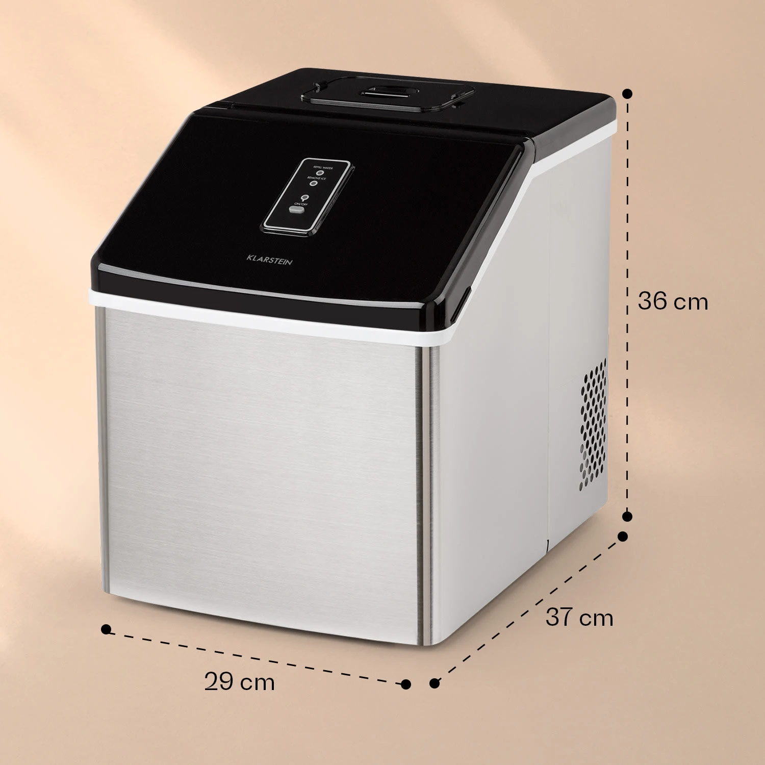 Clearcube Eiswürfelmaschine Klareis 13kg/24h Edelstahl Schwarz 9 Clearcube Eiswürfelmaschine Klareis 13kg/24h Edelstahl Schwarz – Bild 7