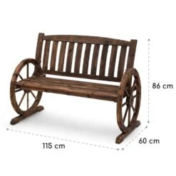 Murnau Gartenbank Flammenbehandeltes Tannenholz Braun 15 Murnau Gartenbank Flammenbehandeltes Tannenholz Braun -Heimladen 10033354 yy 0007 logo Blumfeldt Murnau Gartenbank Tannenholz braun