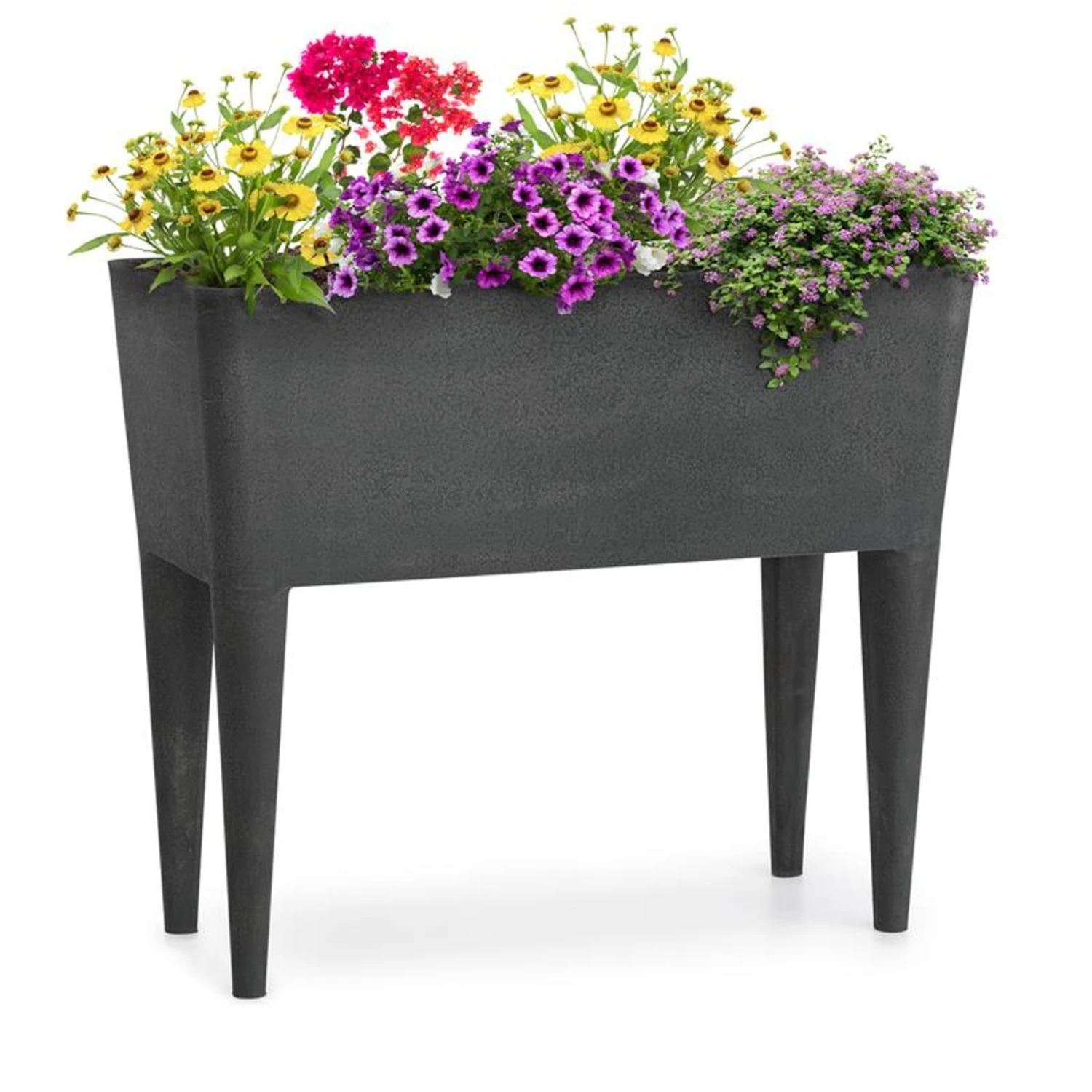 Mammutgrow Hochbeet 76 X 65 X 37 Cm UV- Und Frostschutz Anthrazit 3 Mammutgrow Hochbeet 76 X 65 X 37 Cm UV- Und Frostschutz Anthrazit