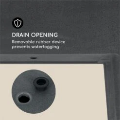 Mammutgrow Hochbeet 76 X 65 X 37 Cm UV- Und Frostschutz Anthrazit 15 Mammutgrow Hochbeet 76 X 65 X 37 Cm UV- Und Frostschutz Anthrazit -Heimladen 10033360 yy 0006 logo Blumfeldt Mammutgrow Hochbeet anthrazit