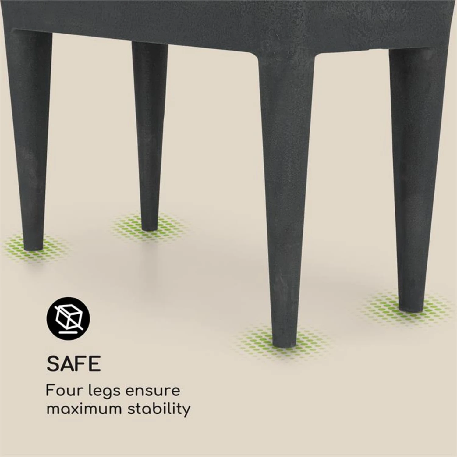 Mammutgrow Hochbeet 76 X 65 X 37 Cm UV- Und Frostschutz Anthrazit 9 Mammutgrow Hochbeet 76 X 65 X 37 Cm UV- Und Frostschutz Anthrazit – Bild 7