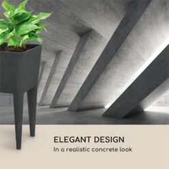 Mammutgrow Hochbeet 76 X 65 X 37 Cm UV- Und Frostschutz Anthrazit 17 Mammutgrow Hochbeet 76 X 65 X 37 Cm UV- Und Frostschutz Anthrazit -Heimladen 10033360 yy 0008 logo Blumfeldt Mammutgrow Hochbeet anthrazit