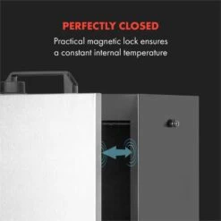 Flintstone Steel Räucherofen 1600 W Integriertes Thermometer Edelstahl -Heimladen 10033372 yy 0005 logo Klarstein Flintstone Steel Raeucherofen Edelstahl