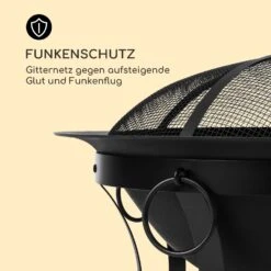 Pentos 2-in-1-Feuerschale Ø73cm Funkenschutz Ø60cm Grill Gusseisen -Heimladen 10033380 de 0007 logo