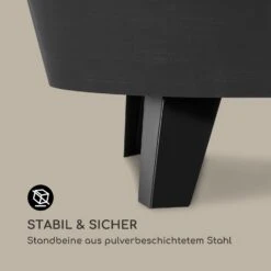 Nolana 2-in-1-Feuerschale Ø73cm Funkenschutz Ø64cm Grill Stahl Schwarz -Heimladen 10033383 de 0006 logo