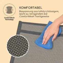 Almeria Klappstuhl 2er-Set 56,5 X 107 X 68 Cm ComfortMesh Aluminium -Heimladen 10033400 de 0009 logo