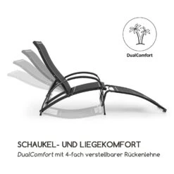 Beverly Wood Sonnenliege Schaukelstuhl Aluminium Schwarz -Heimladen 10033453 de 0003 logo